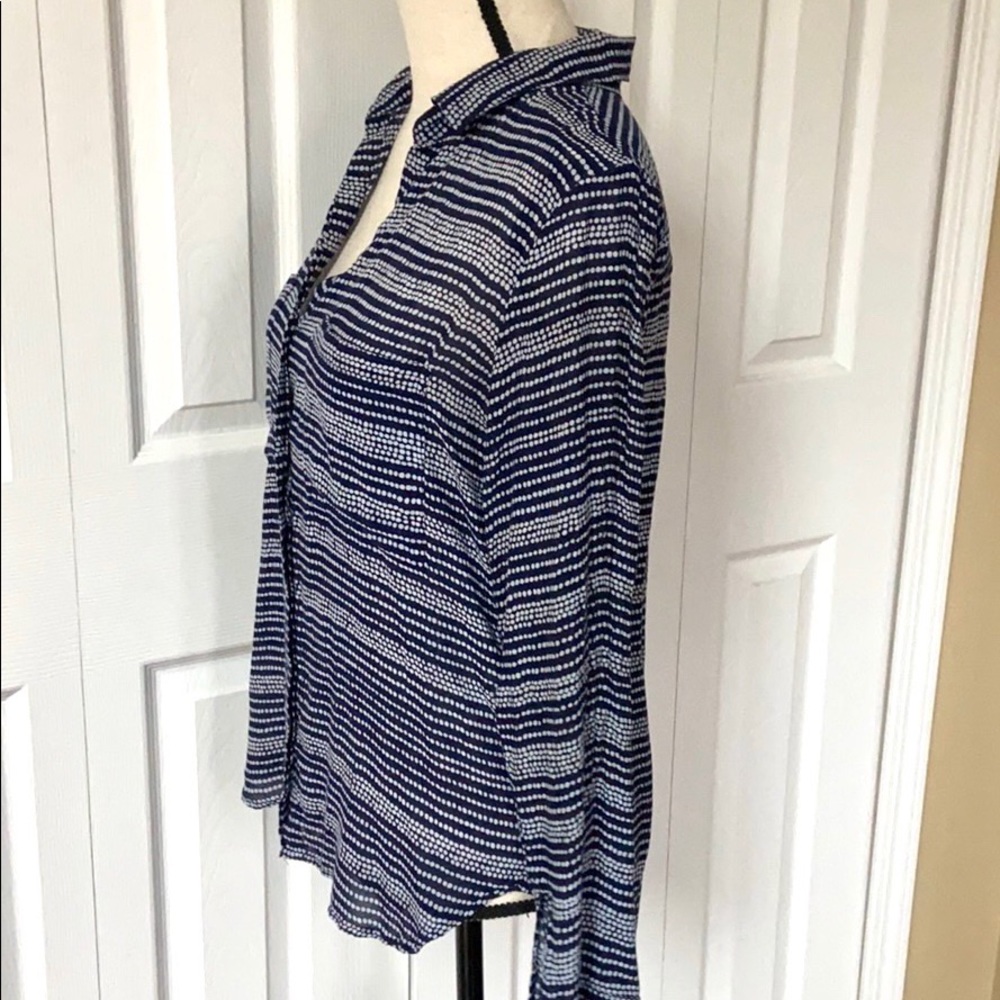 Anthropologie Cloth & Stone High Low Button Down - Picture 6 of 8